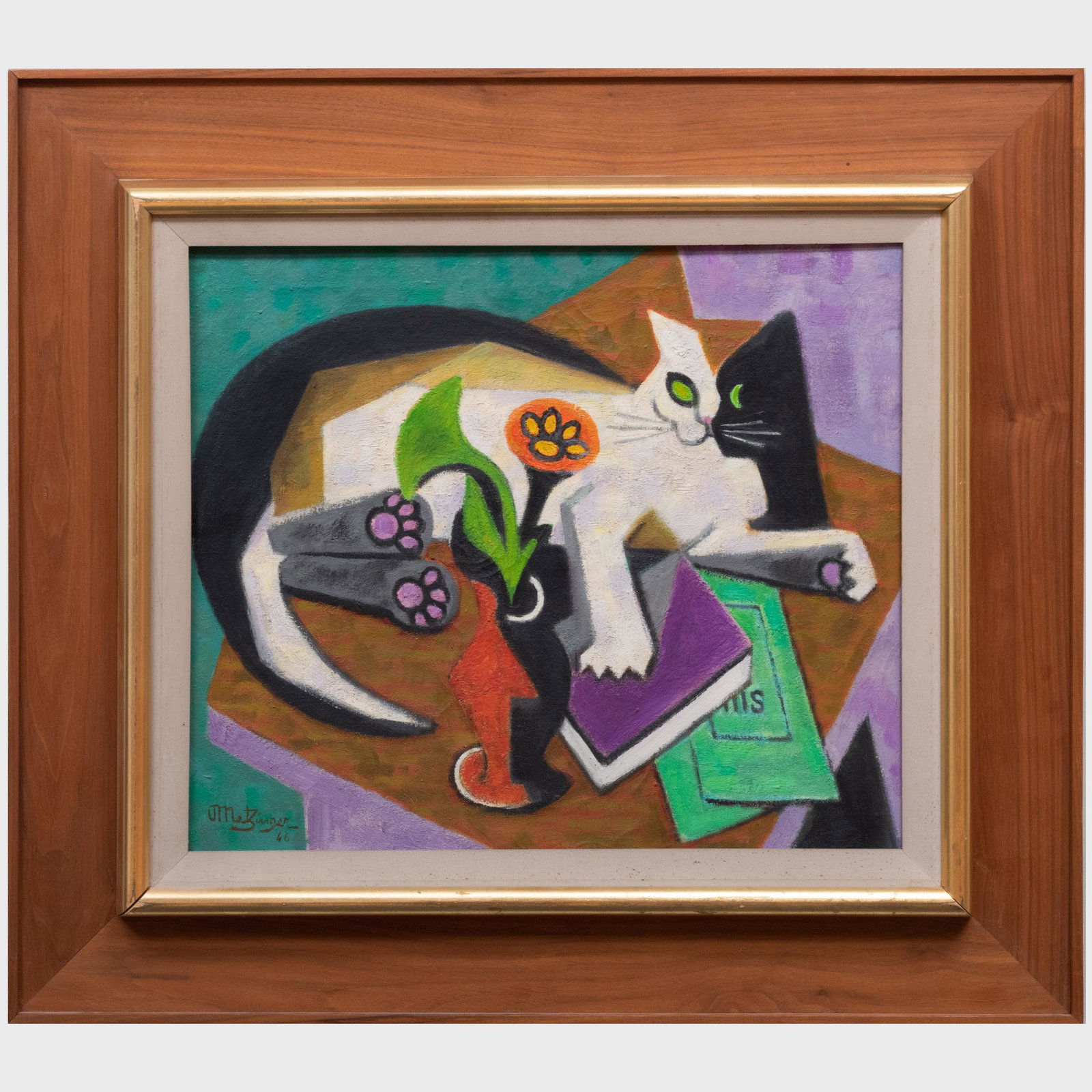 20th Century School: Still Life with Cat (1 of 5)