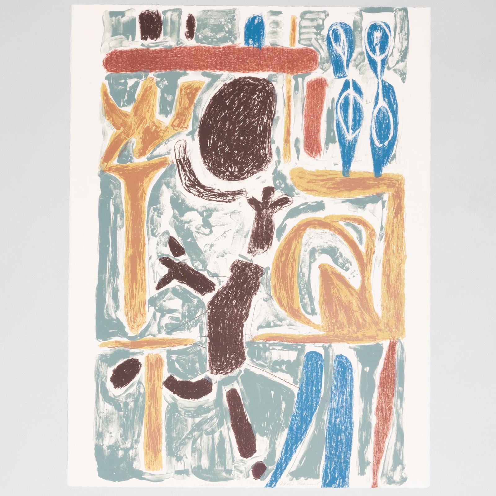 Will Barnet (1911-2012): Celebration (1 of 4)