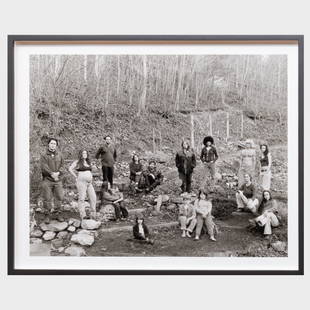 Justine Kurland (b. 1969): Wood Song: Justine Kurland (b. 1969): Wood Song Toned silver gelatin print, 2001, signed, titled, dated and numbered 1/8 on a label from Gorney Bravin and Lee, NY. 14 1/4 x 18 in. (image), 16 1/2 x 20 1/2 in. (f