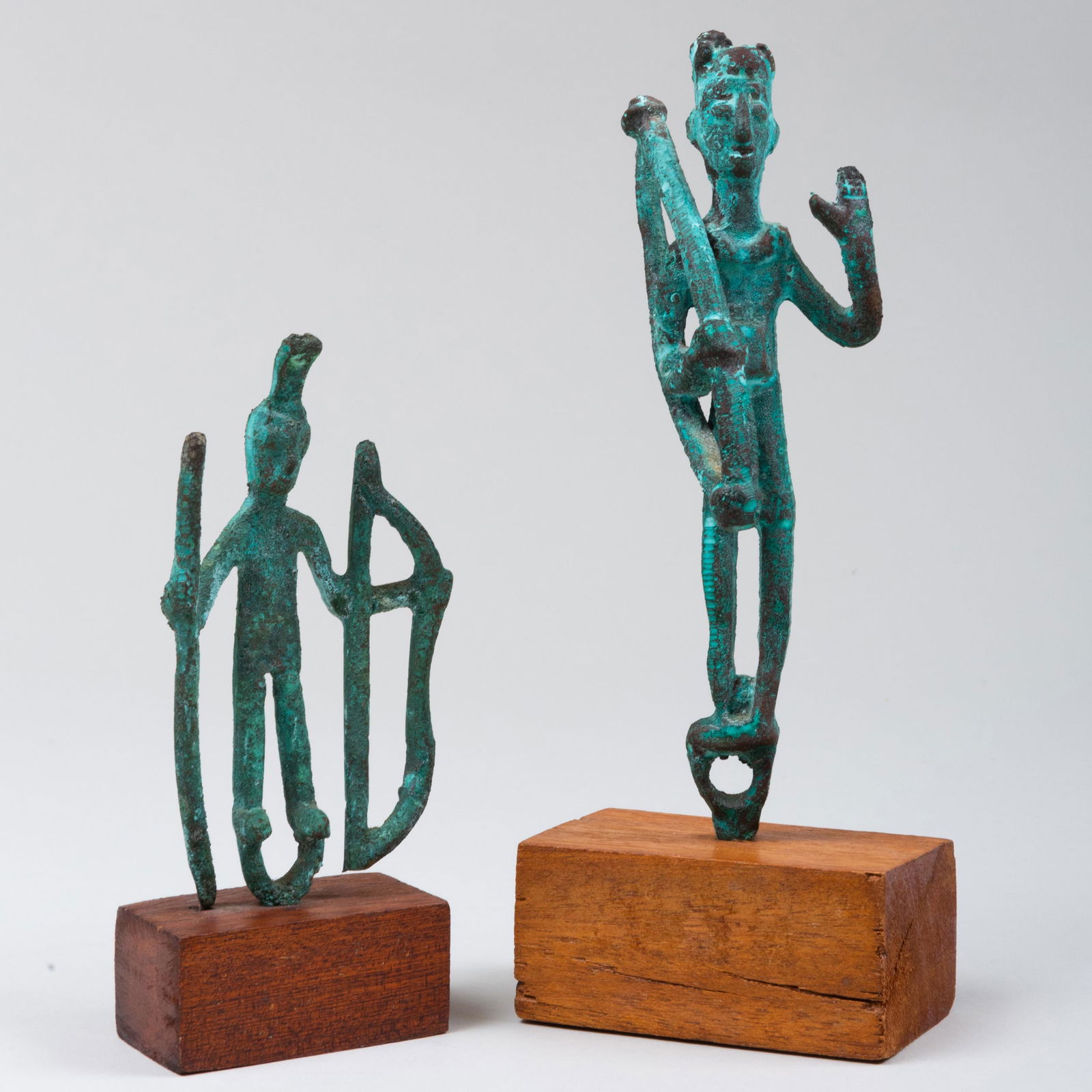 Two Luristan Bronze Figure Groups, Possibly Nuragic (1 of 7)