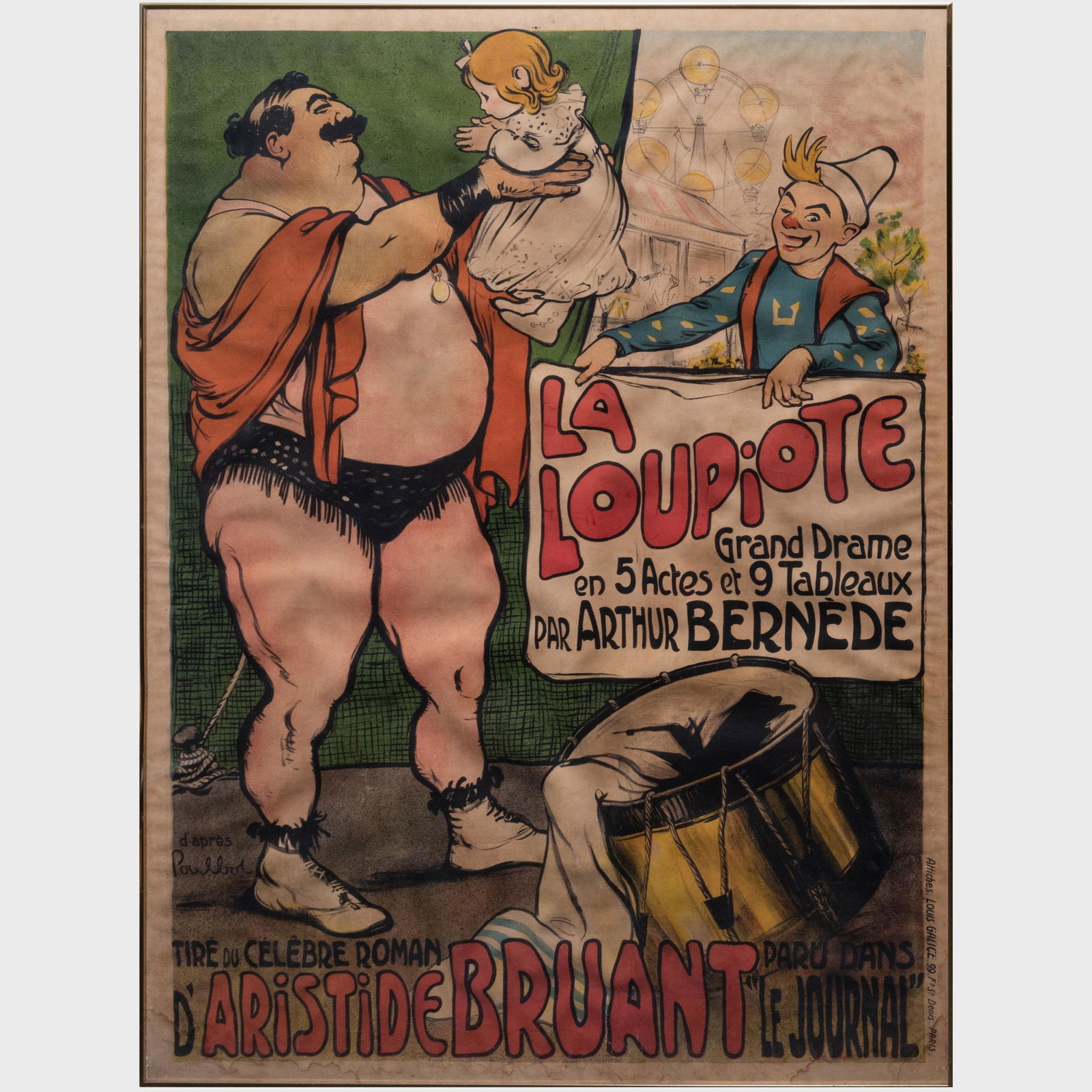 Francisque Poulbot (1879-1946): La Loupiote (1 of 3)