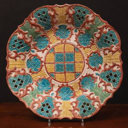 Staffordshire Polychrome Salt Glazed Stoneware