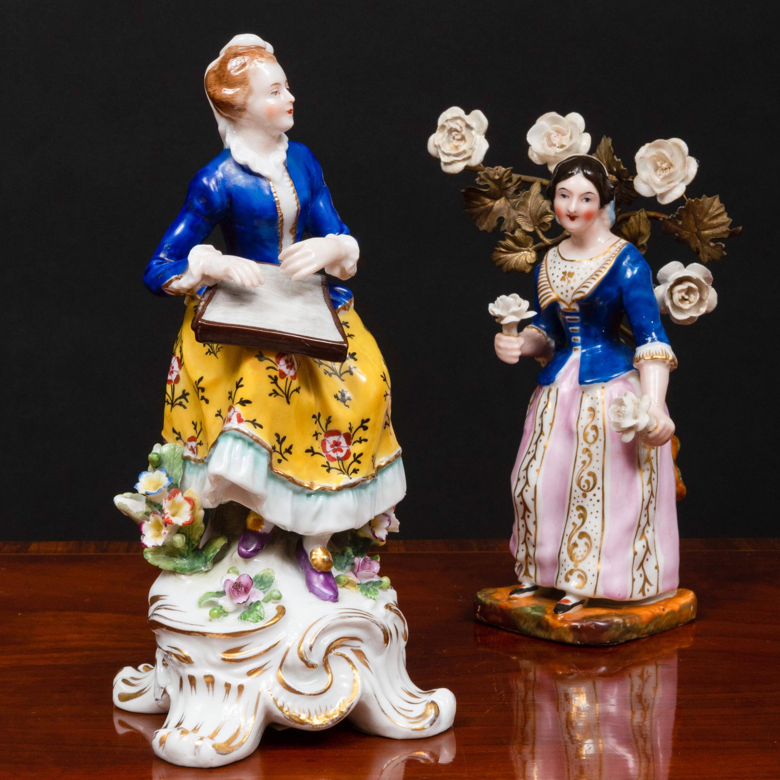 Samson Porcelain Figure of a Female Musician (1 of 7)