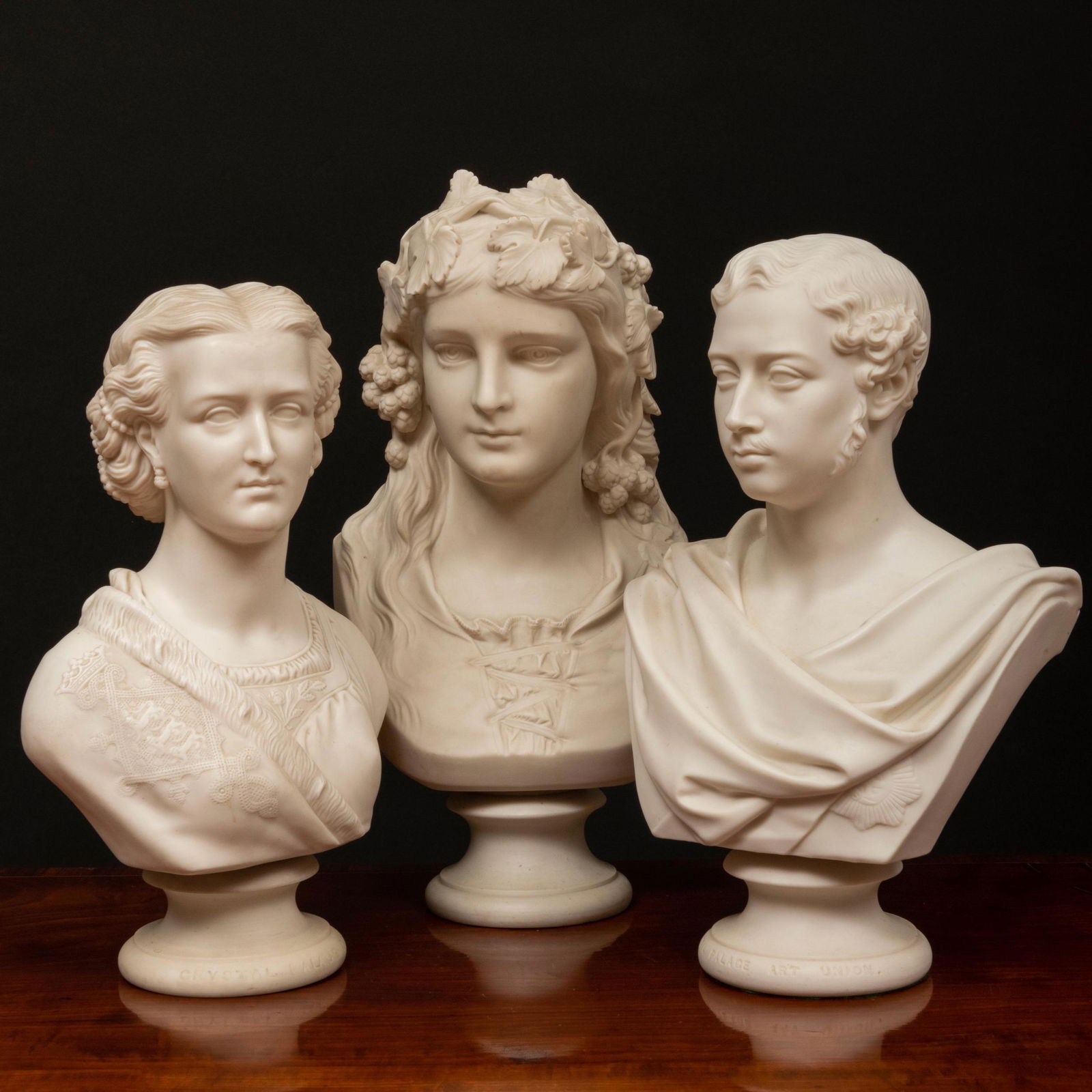 Three Copeland Parian Busts for The Crystal Palace Art (1 of 20)
