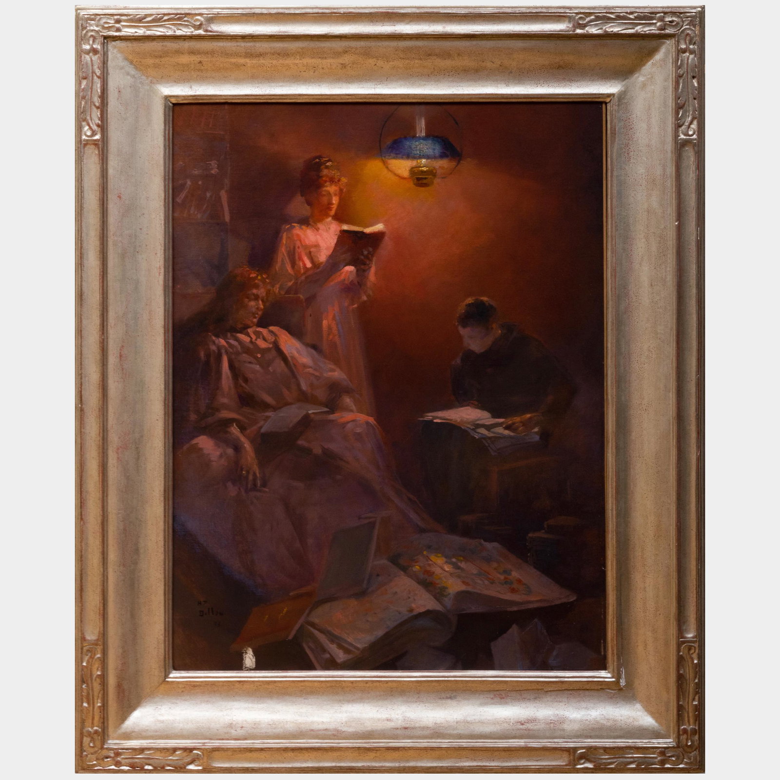 Henri Patrice Dillon (1851-1909): Reading (1 of 6)