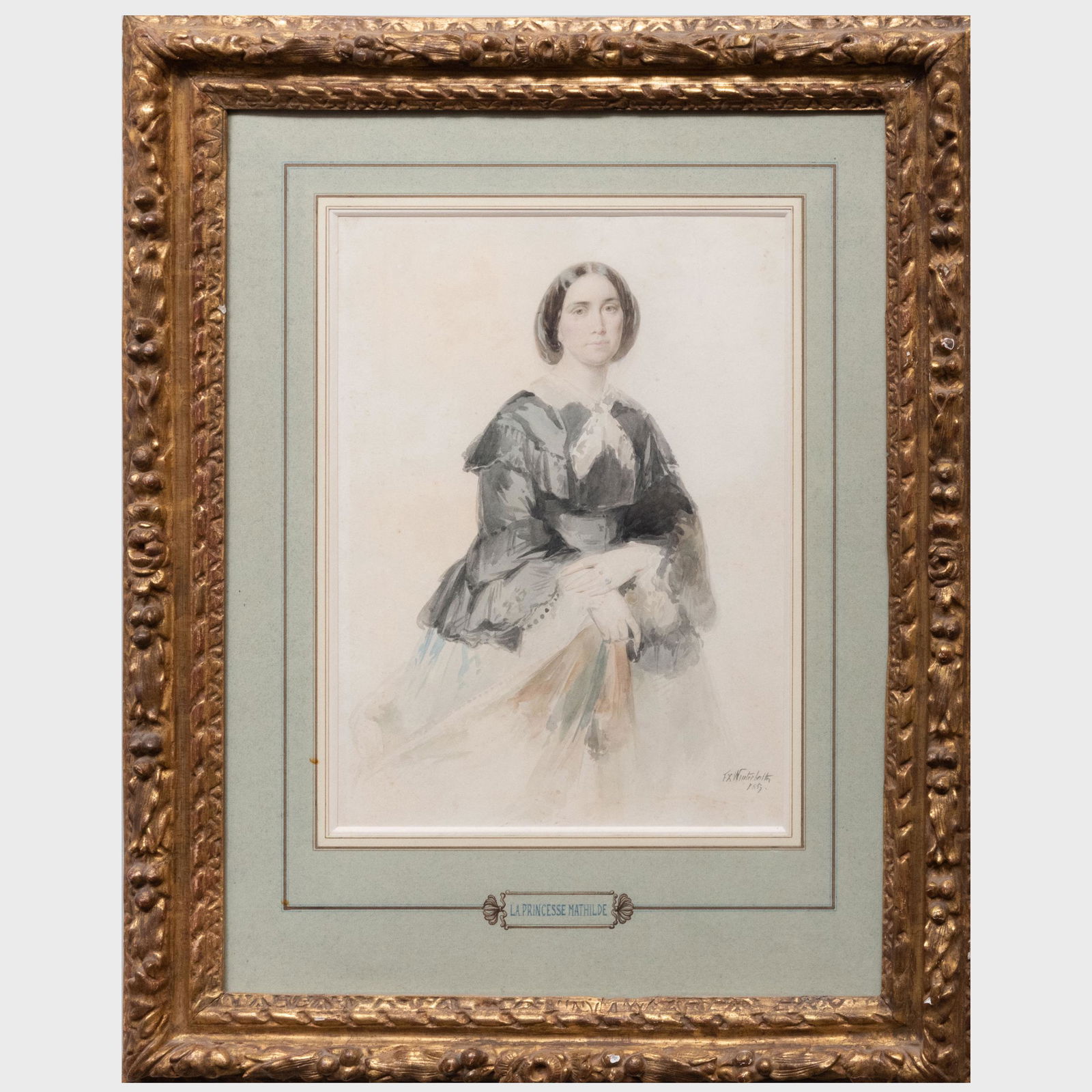 Franz Xavier Winterhalter (1805-1873): La Princesse (1 of 4)