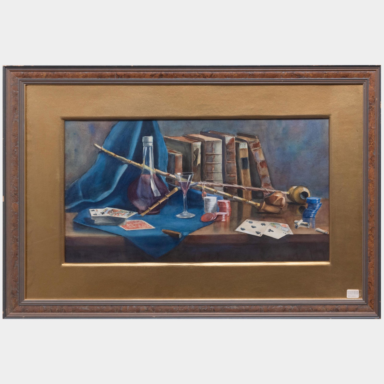 Charlotte Harding Brown (1873-1951): Still Life: Charlotte Harding Brown (1873-1951): Still Life Watercolor on paper, inscribed 'Miss Harding' on the reverse. 16 x 28 in. (sheet), 26 1/2 x 39 in. (frame).