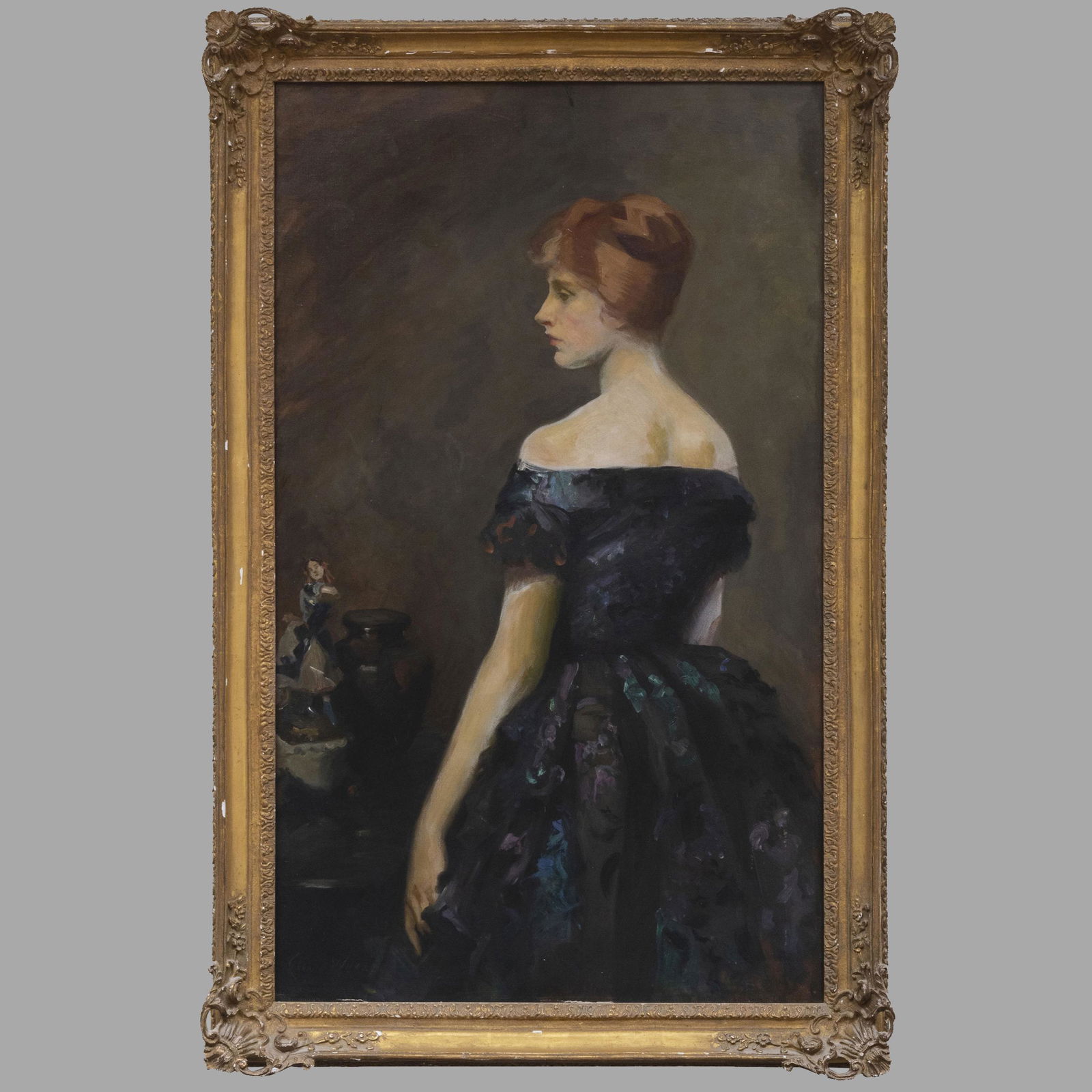 Gladys Lee Wiles (1890-1984): Woman in Formal Gown (1 of 5)