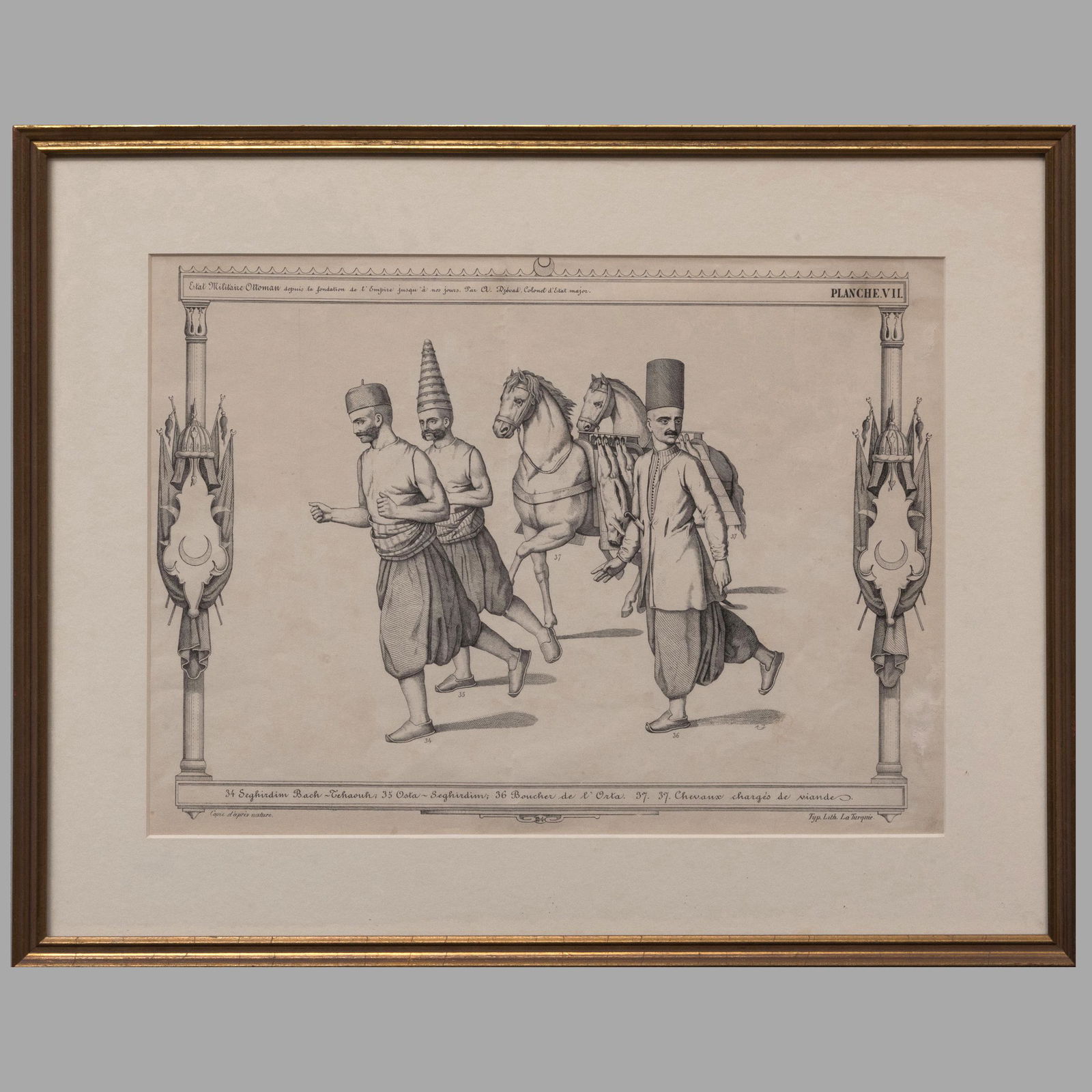 French School: Etat Militaire Ottoman: Planche V, VI (1 of 11)