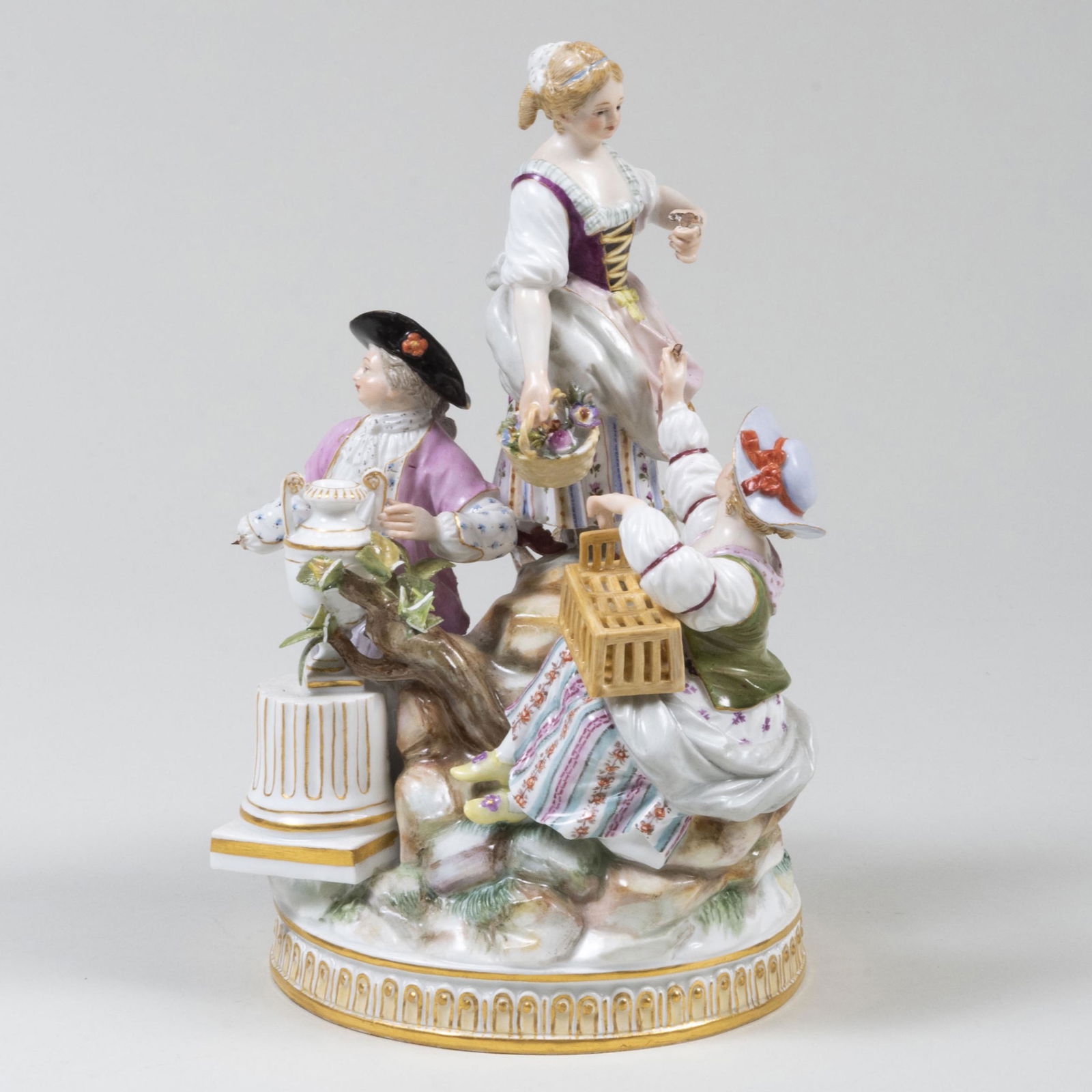 Meissen Porcelain Figure Group of a Courting Scene (1 of 8)