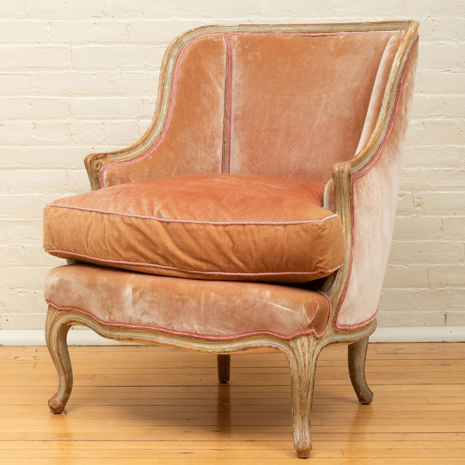 Louis XV Style Painted Bergère (1 of 9)