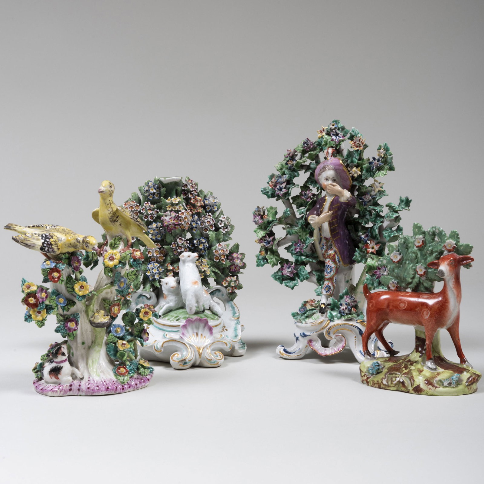 Four English Porcelain Bocage Groups (1 of 15)