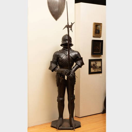 European Black Metal Suit of Armor, Probably German (0186) on Feb 09