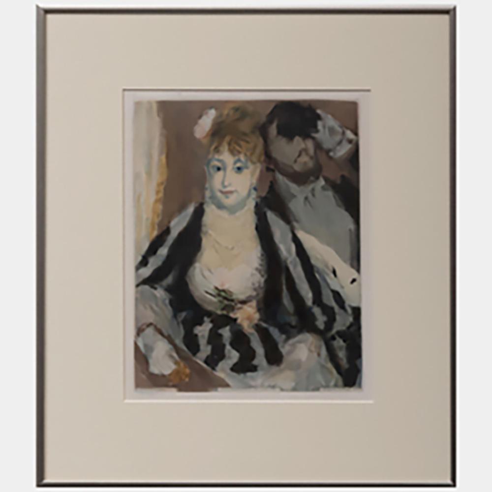 Jacques Villon (1875-1963): La Loge, After Renoir (1 of 3)