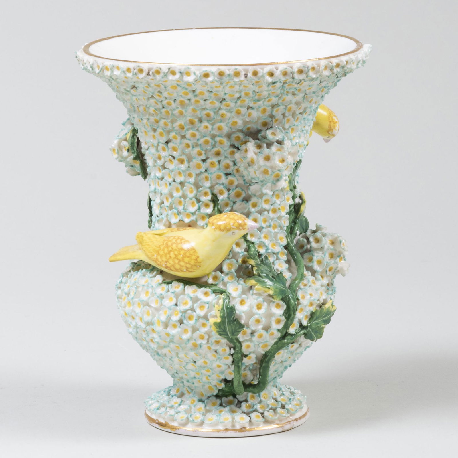 Continental Porcelain 'Schneeballen' Vase (1 of 7)