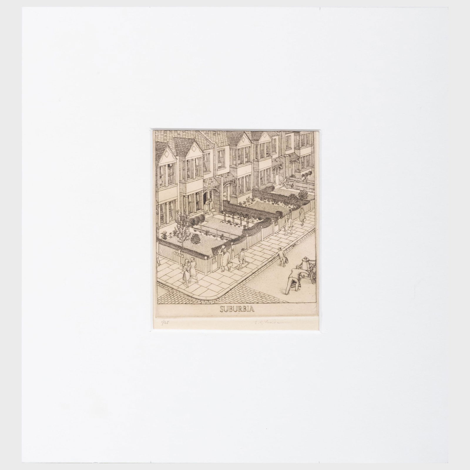 Stanley Roy Badmin (1906-1989): Suburbia (1 of 7)