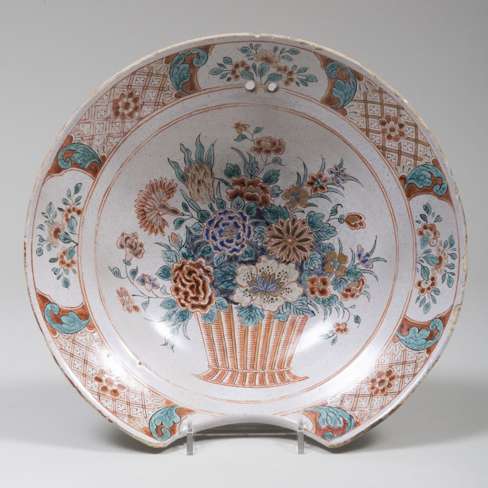 Dutch Delft Dore Barber's Bowl (1 of 5)