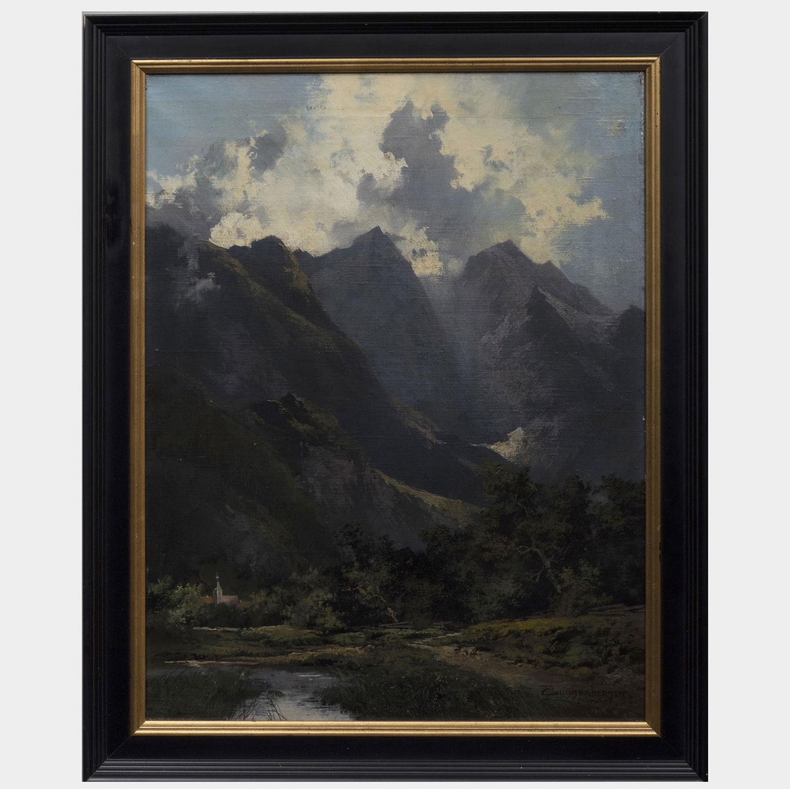 Theodor Otto Michael Guggenberger (1866-1929): Alpine (1 of 5)