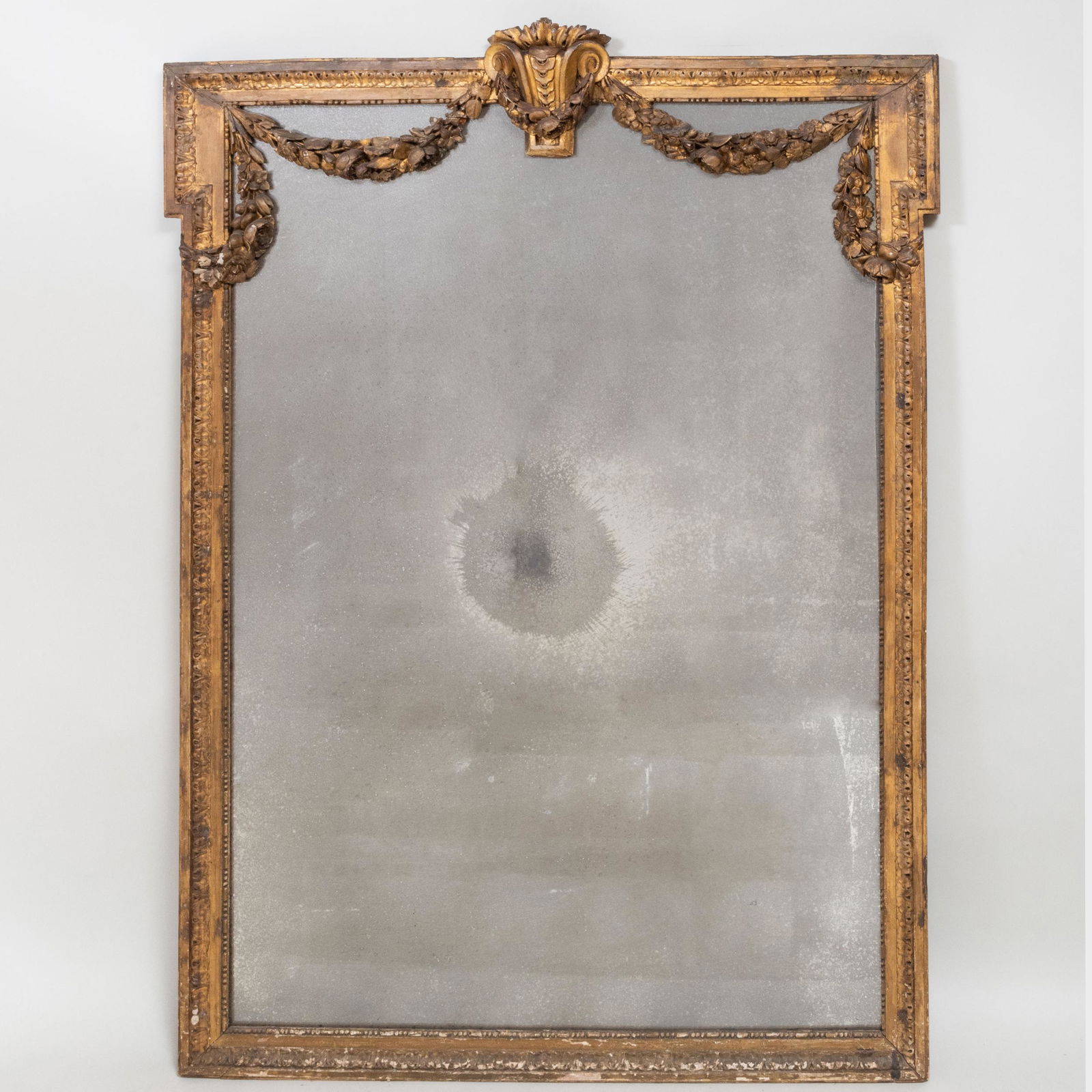 Louis XVI Style Giltwood Mirror (1 of 6)