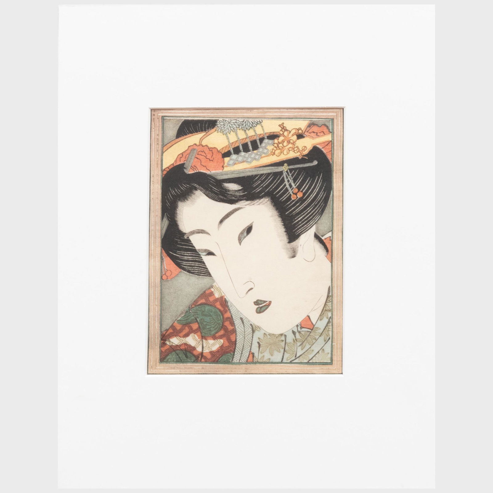 Group of Seven Japanese Prints of Beauties (1 of 20)