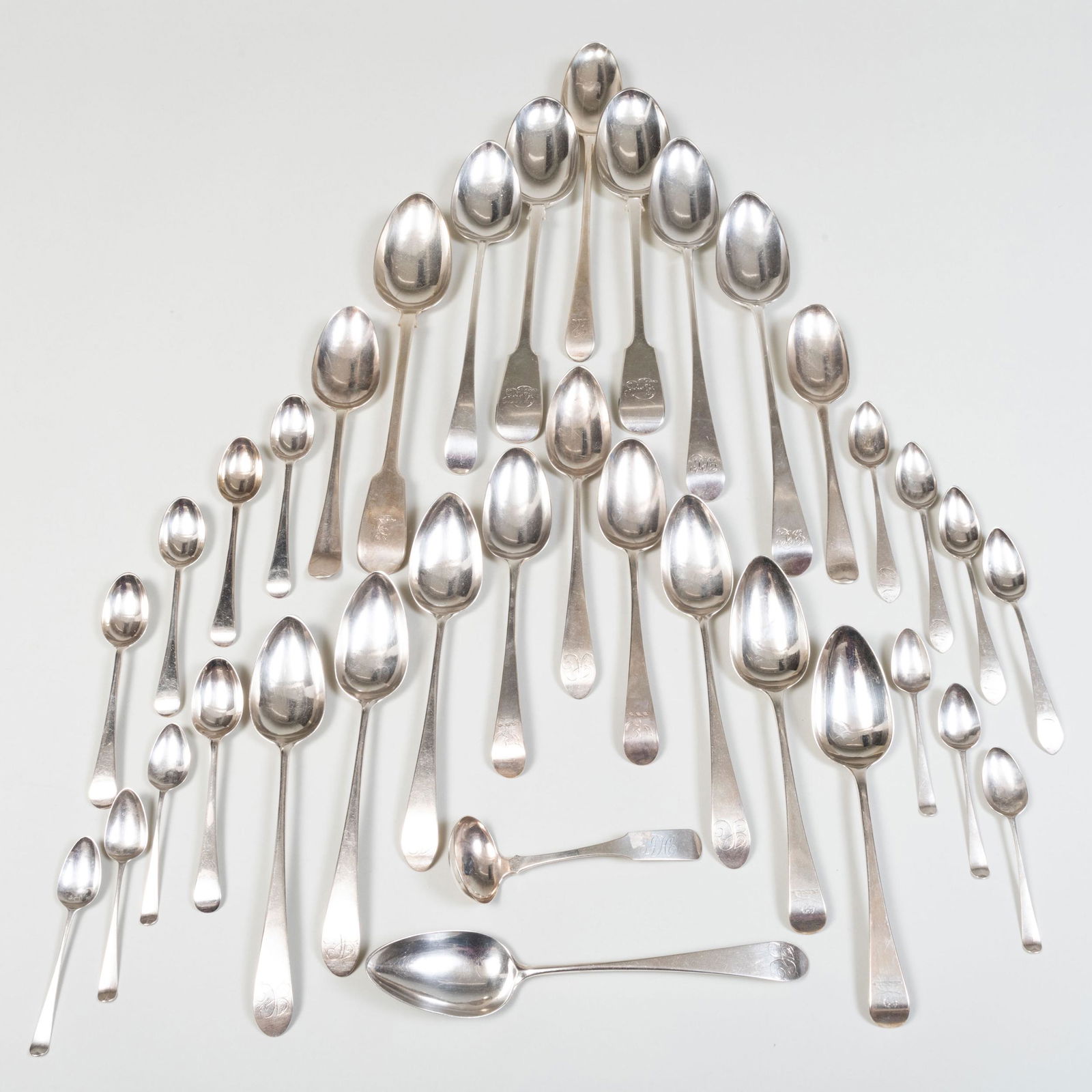 Group of English Serving Spoons (1 of 20)