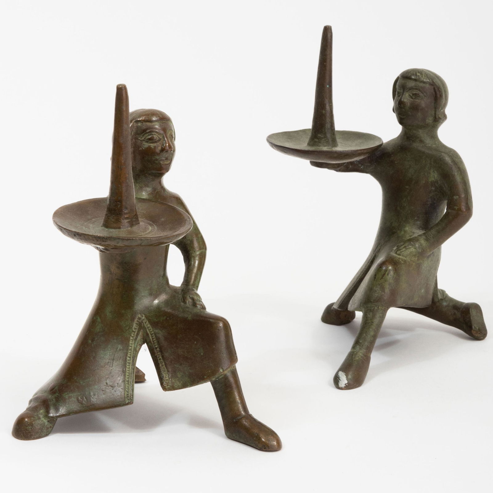 Polich Tallix Foundry: Kneeling Servants: A Pair of (1 of 9)