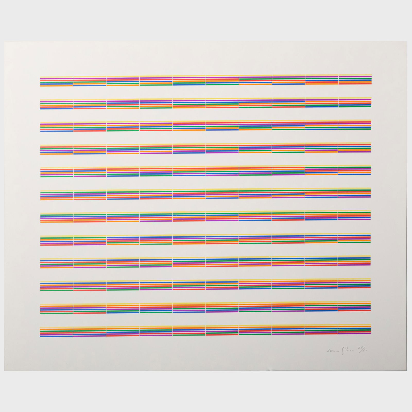 Laura Grisi (1939-2017): Stripes (1 of 20)
