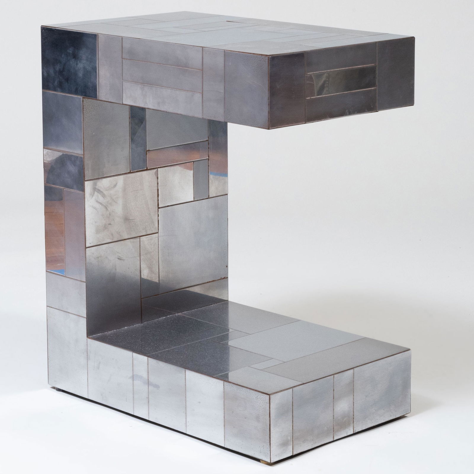 Paul Evans Stainless Steel 'Cityscape' Side Table (1 of 8)