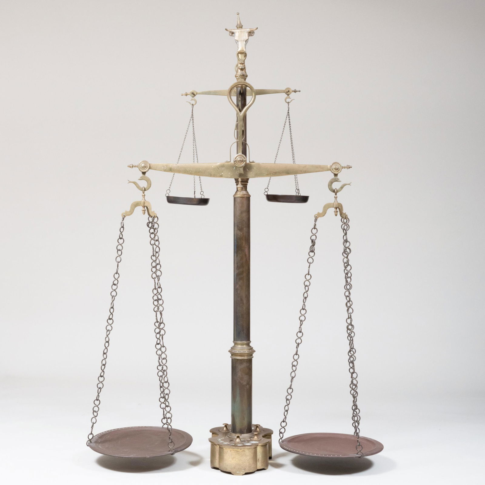 Large English Brass Butcher's Scale (1 of 13)