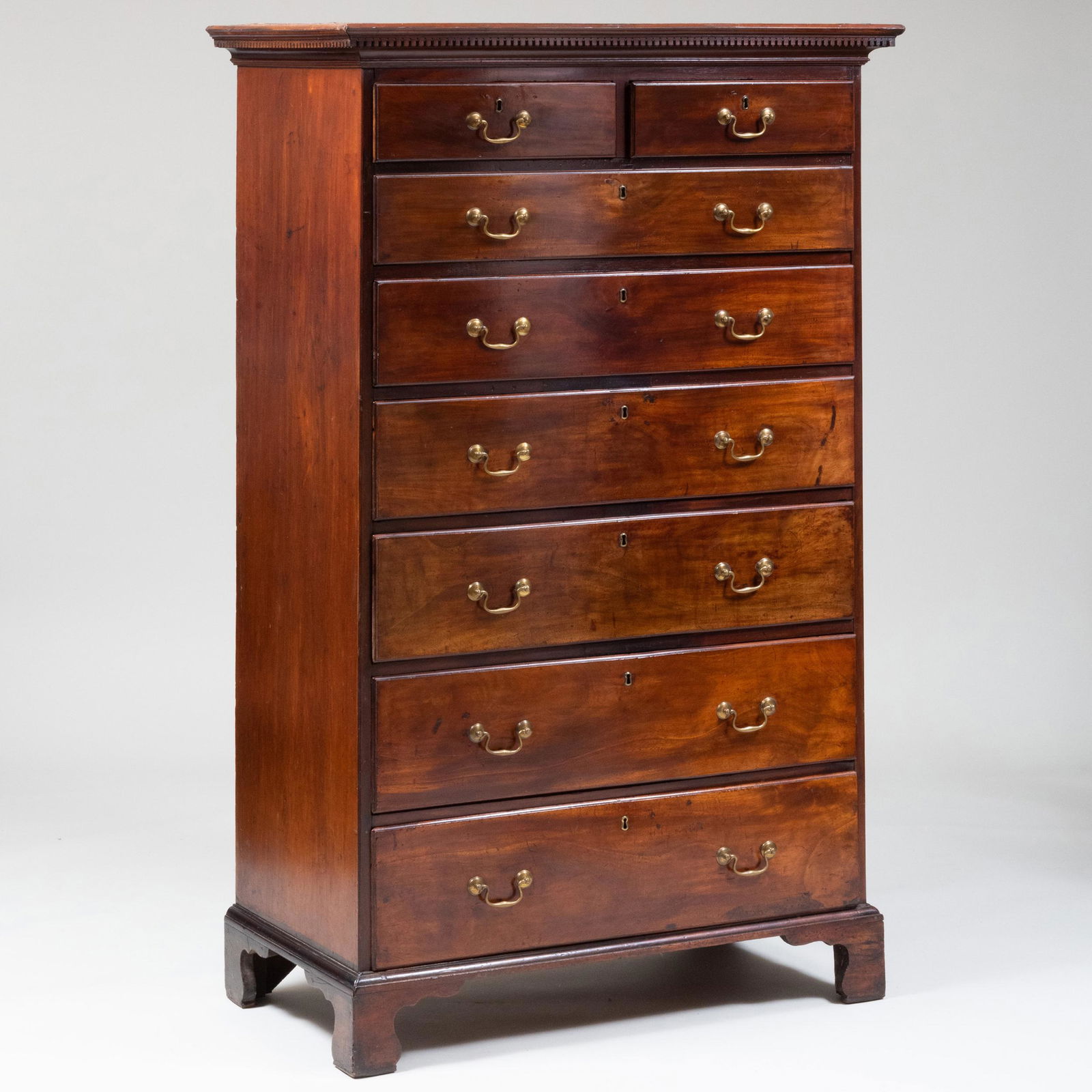 George III Mahogany Tall Chest of Drawers, Irish, Attributed to Theophilus Jones (1 of 9)