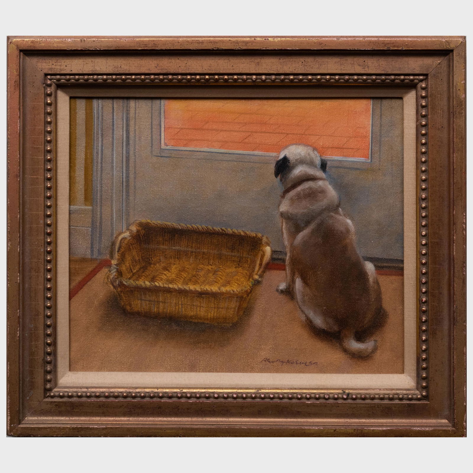 Henry Koehler (1927-2018): Topper Awaiting the Postman (1 of 4)