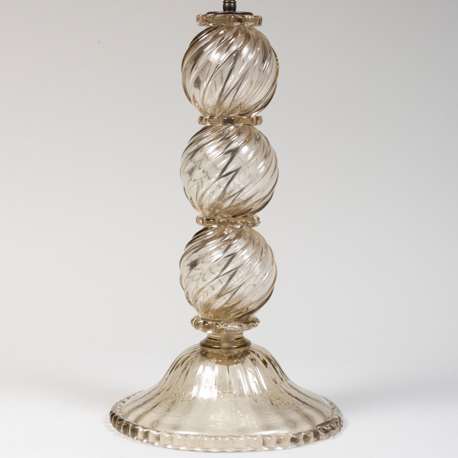 Modern Blown Glass Table Lamp (1 of 5)