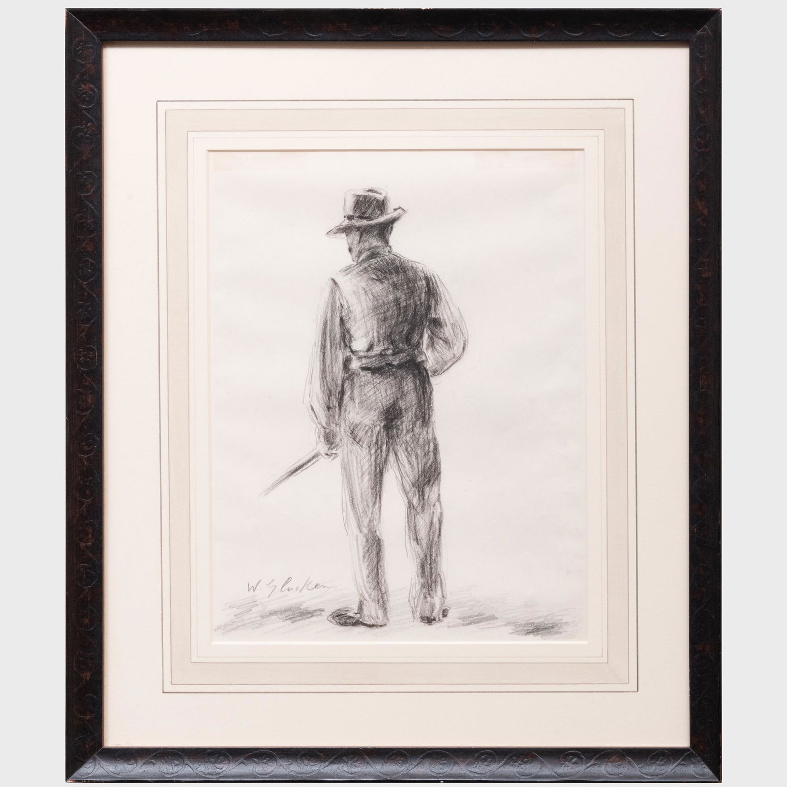 20th Century School: Study of a Man from Behind (1 of 6)