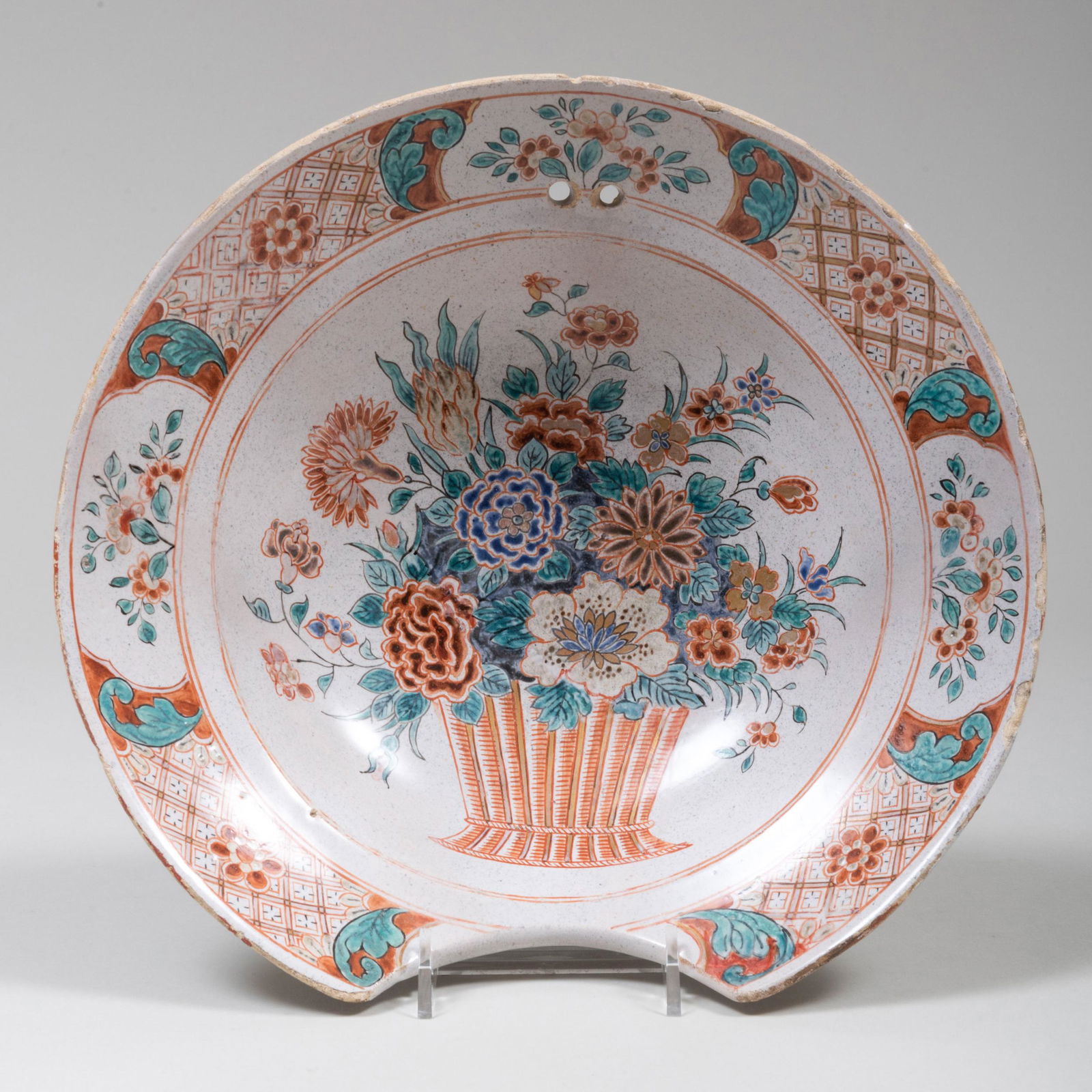 Dutch Delft Dore Barber's Bowl (1 of 5)