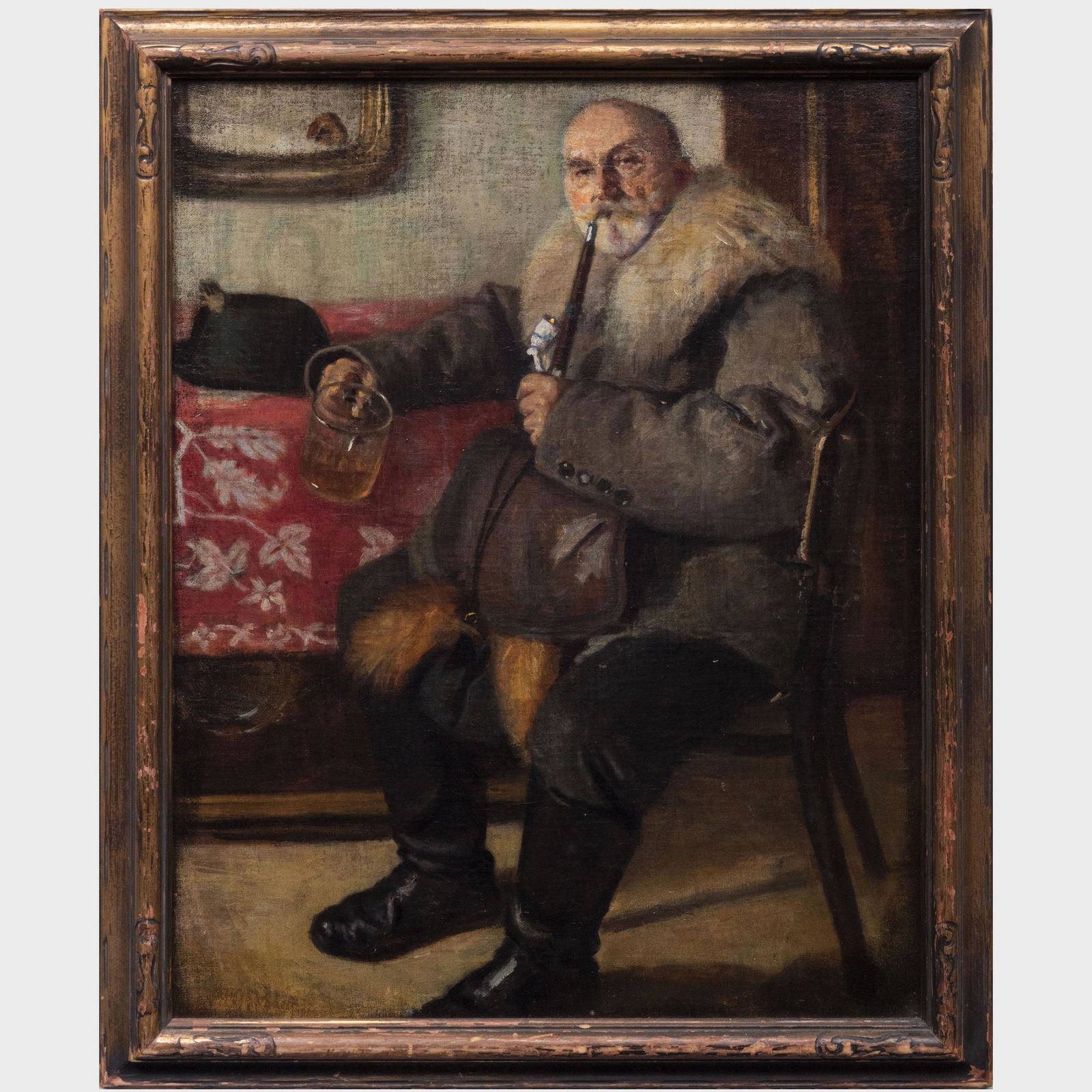 German School: Old Man with Pipe (1 of 5)