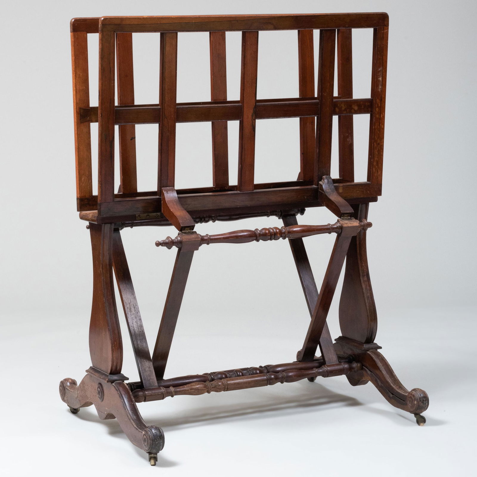 Early Victorian Rosewood Folio Stand (1 of 8)