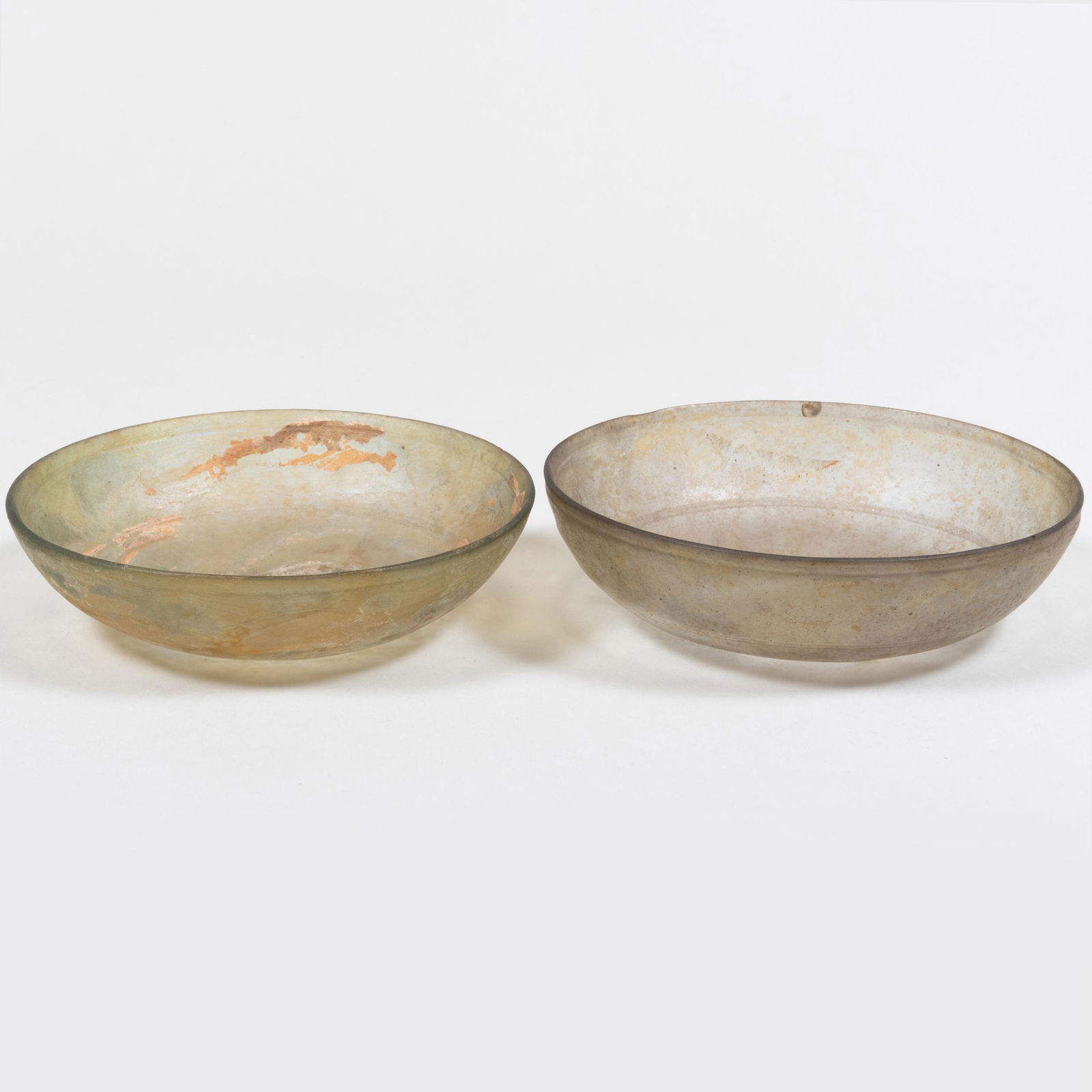Two Similar Roman Glass Bowls (1 of 18)