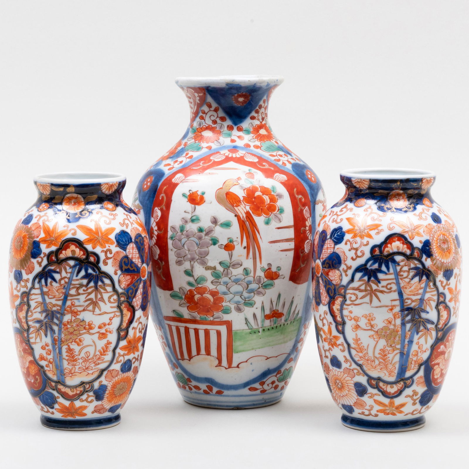Three Imari Porcelain Vases (1 of 15)