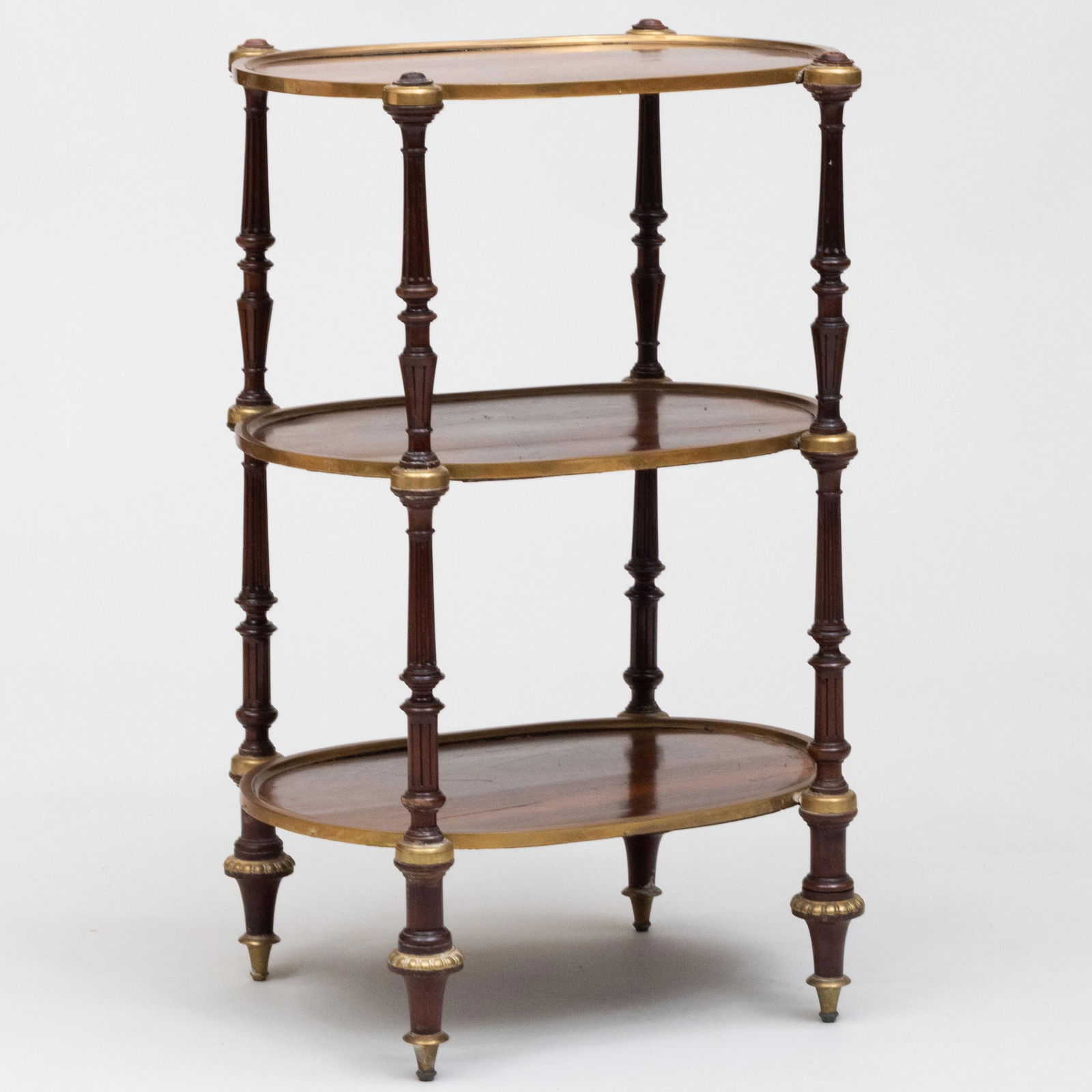 Louis Philippe Gilt-Bronze-Mounted Mahogany Three Tier Étagère (1 of 9)