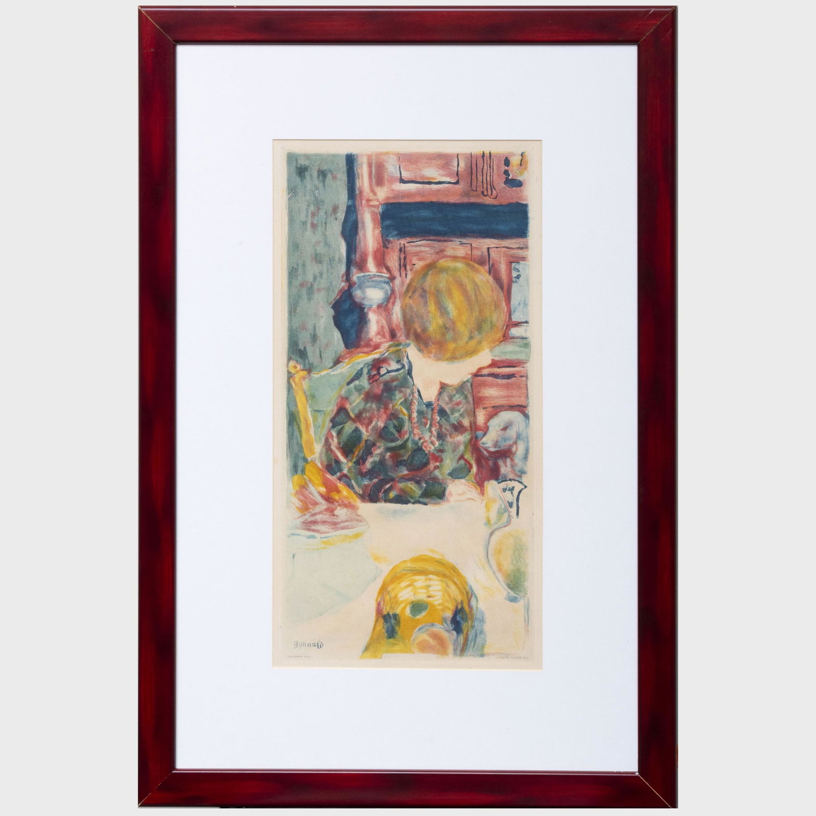 Jacques Villon (19875-1963) after Pierre Bonnard (1867-1947): La Femme au chien (1 of 4)