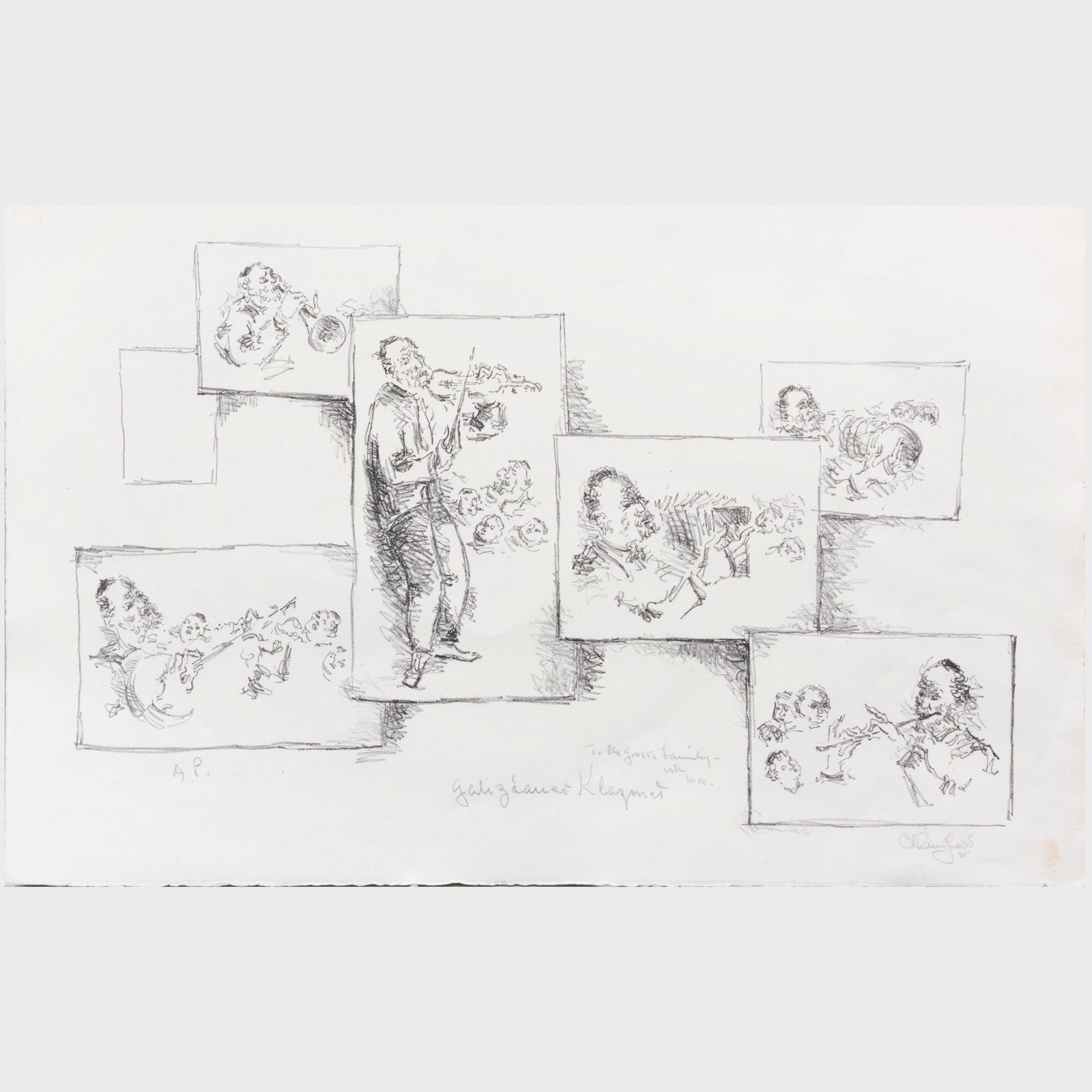 Chaim Gross (1904-1991): Musicians (1 of 5)