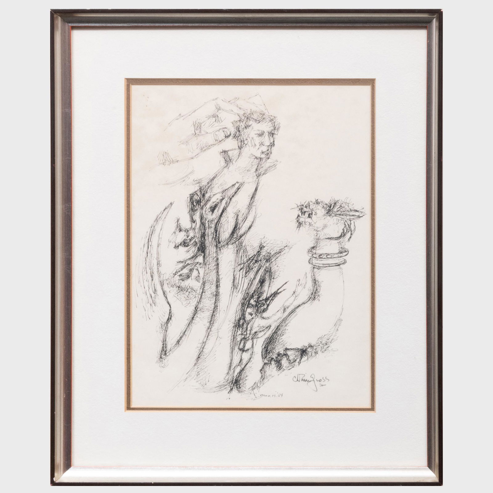 Chaim Gross (1904-1991): Untitled (1 of 4)