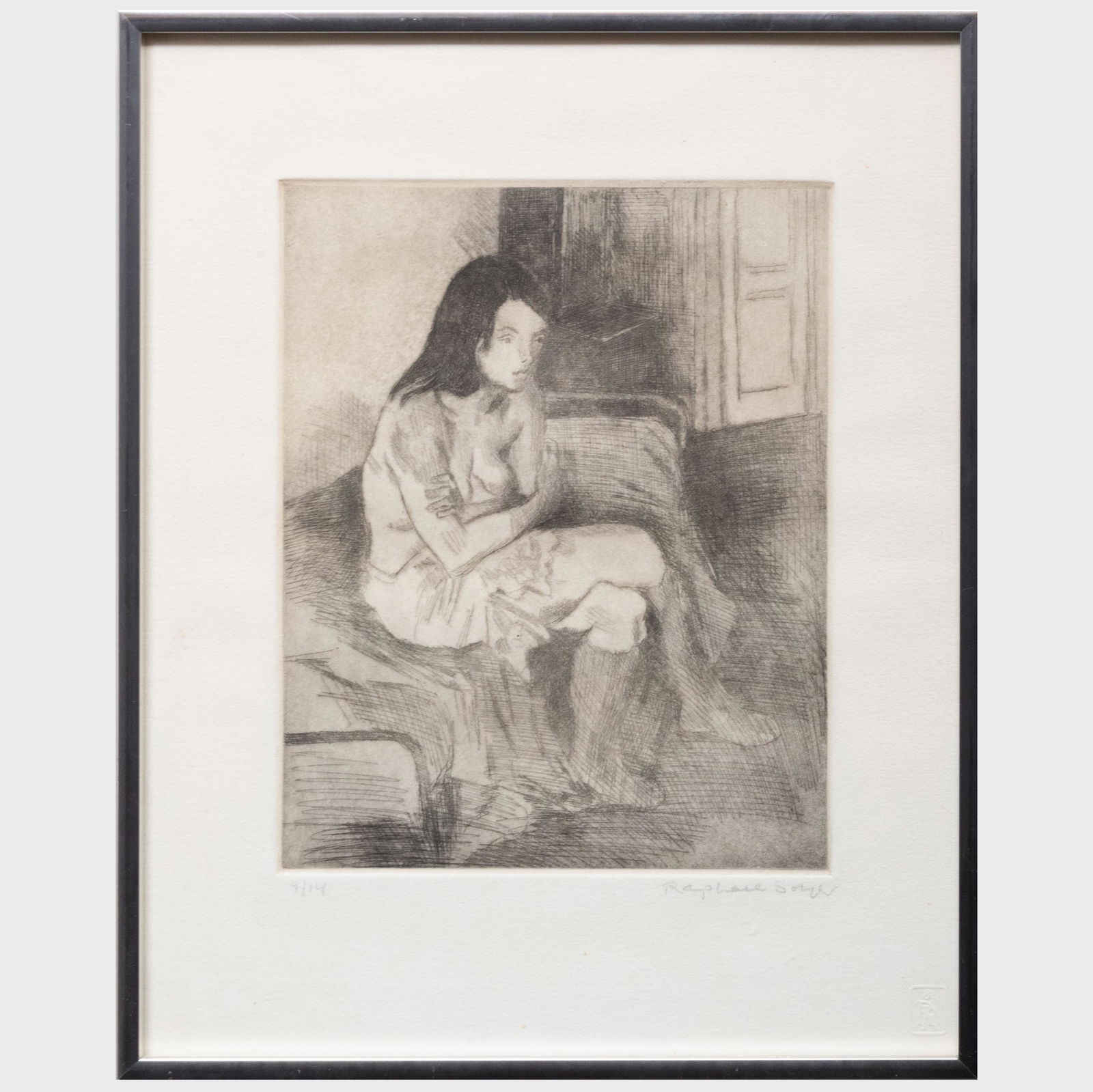 Raphael Soyer (1899-1987): Seated Woman (1 of 5)