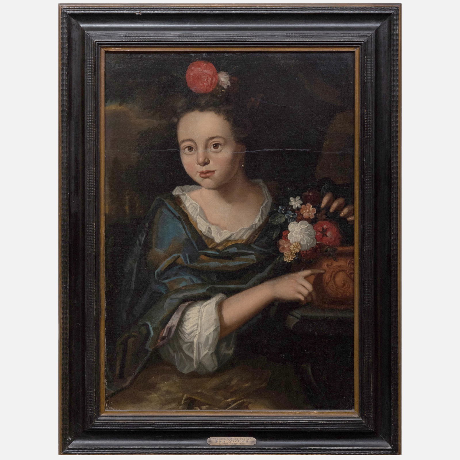 Northern European School: Young Girl as Flora (1 of 4)