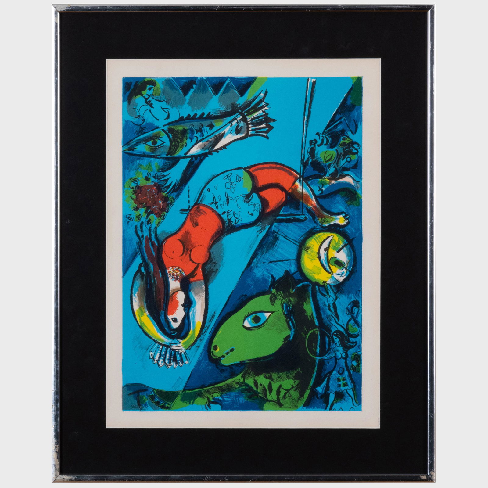 After Marc Chagall (1887-1985): Blue Circus (1 of 10)