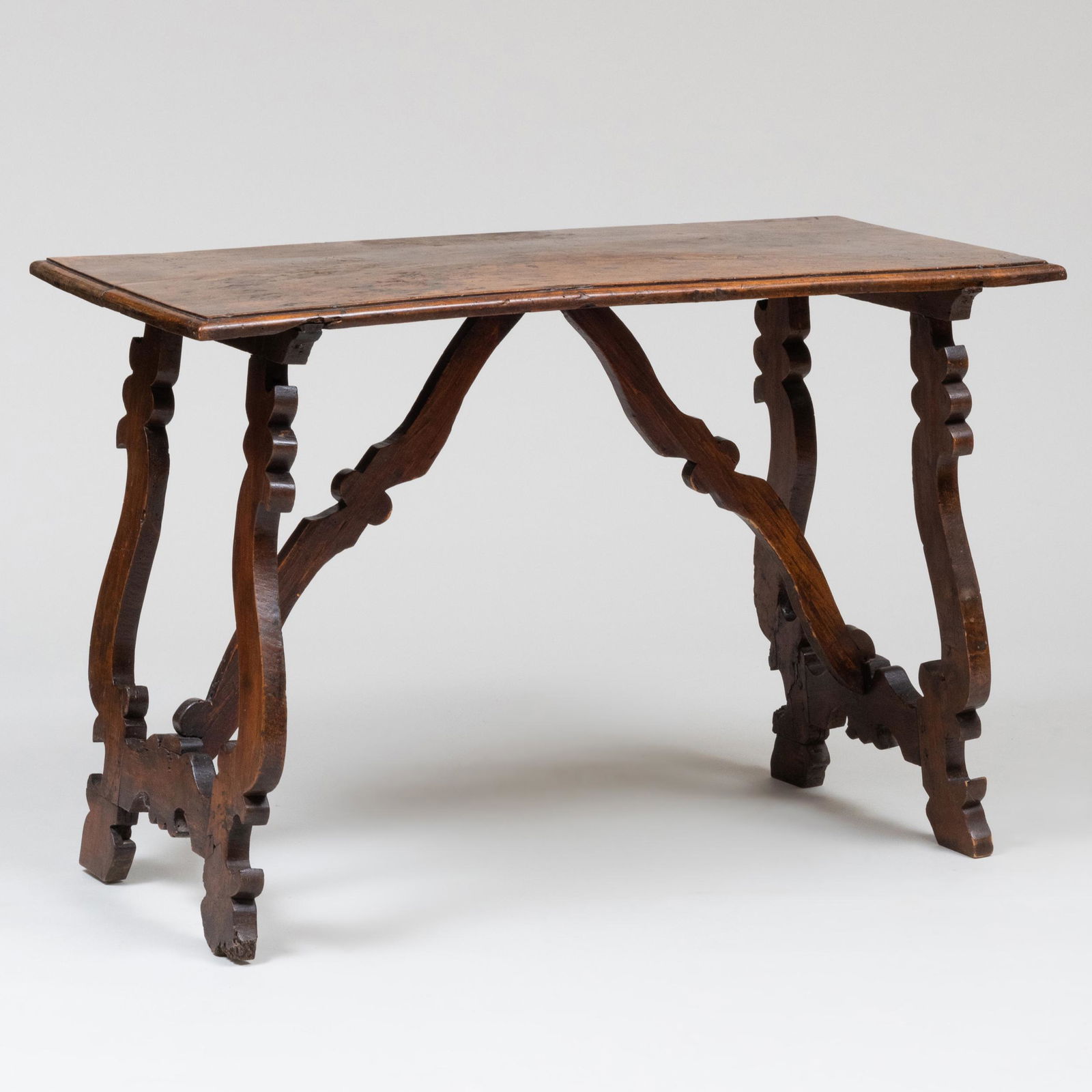 Spanish Baroque Walnut Trestle Table (1 of 8)