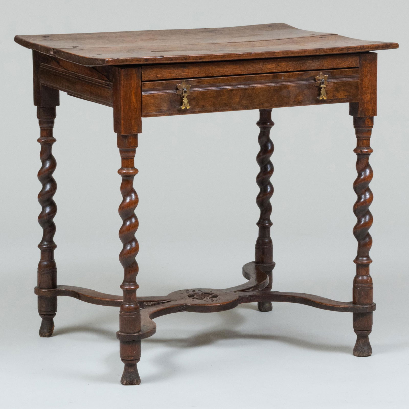 Charles II Oak Side Table (1 of 8)