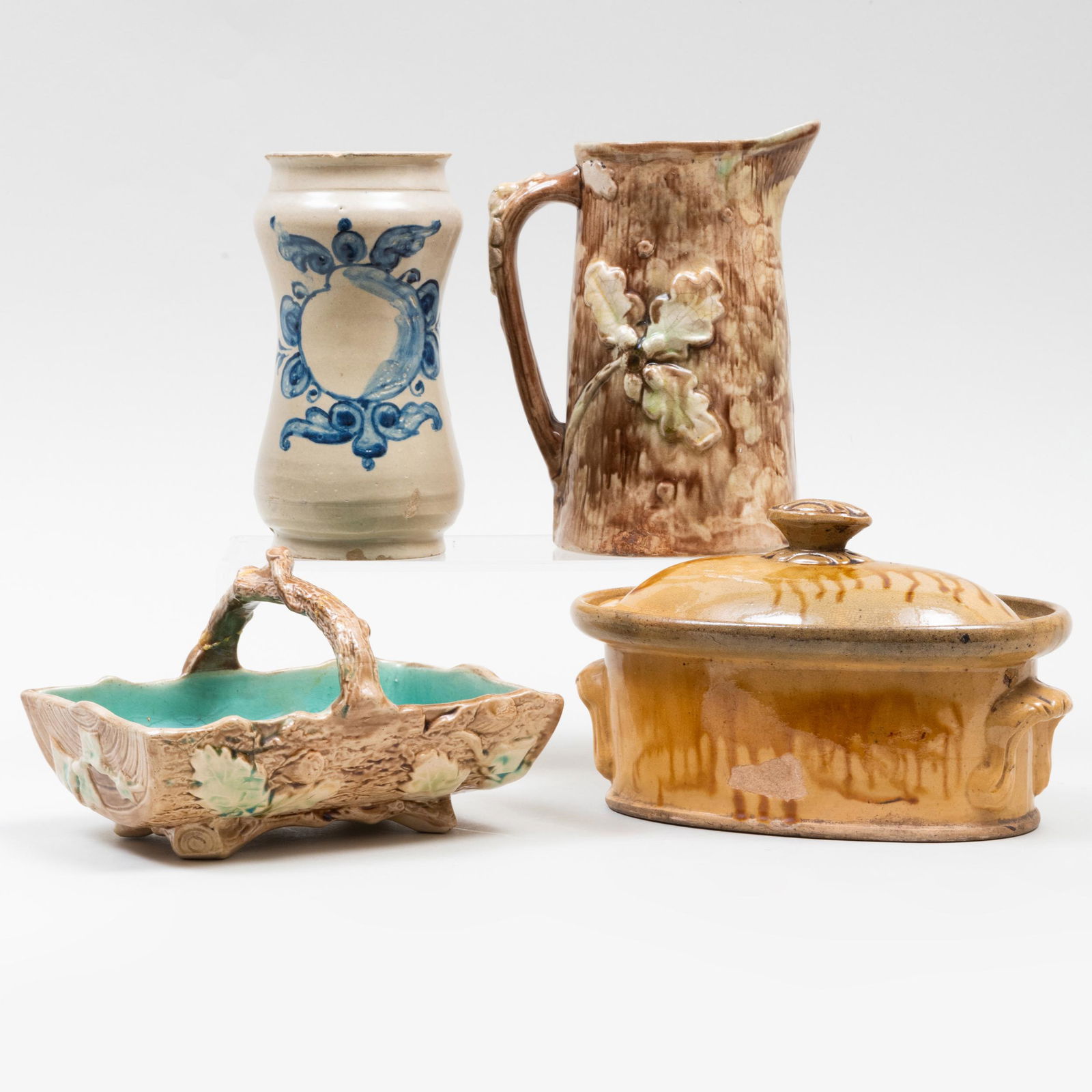 Group of Majolica and Glazed Earthenware Articles (1 of 19)