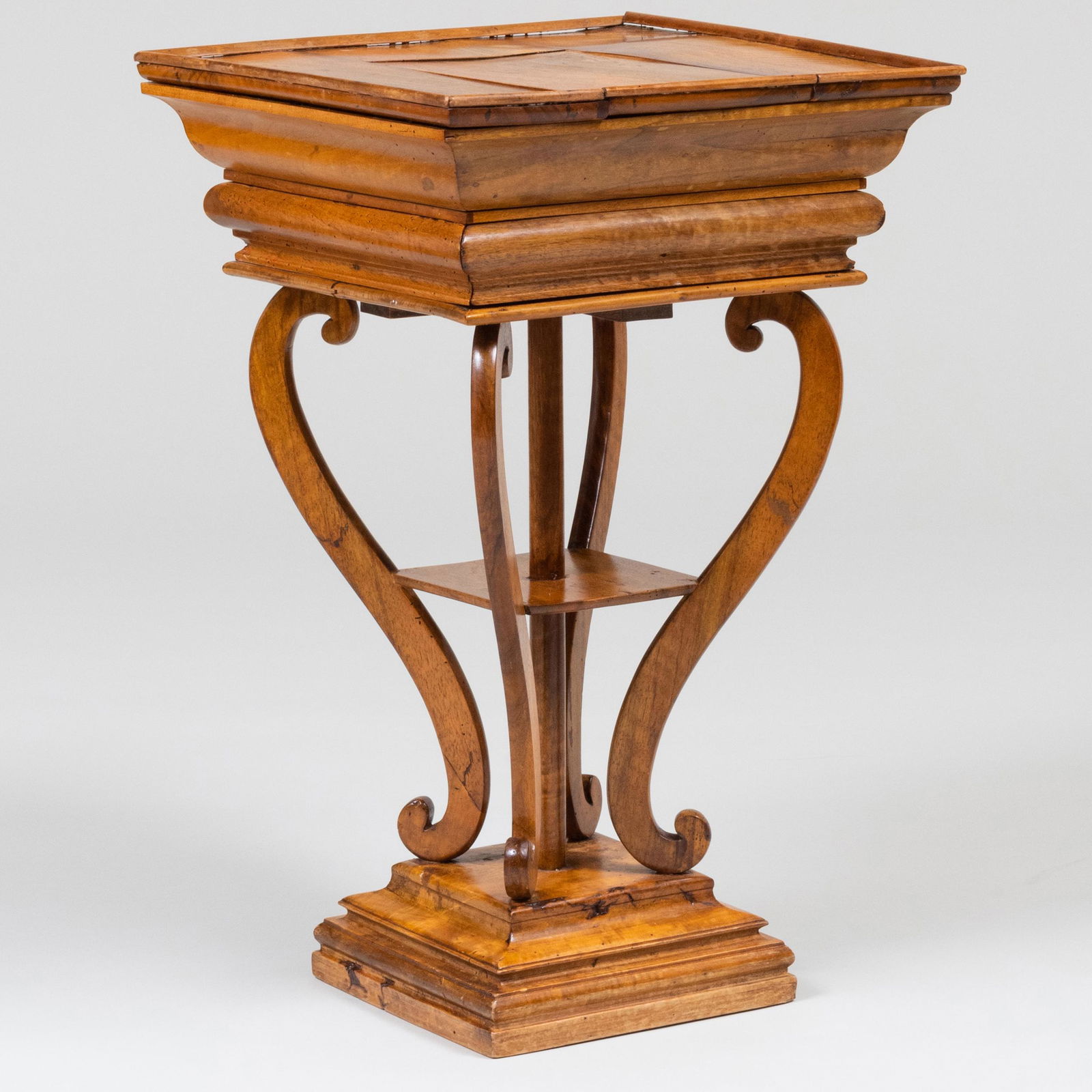 Continental Fruitwood Work Table, Possibly Austrian (1 of 12)