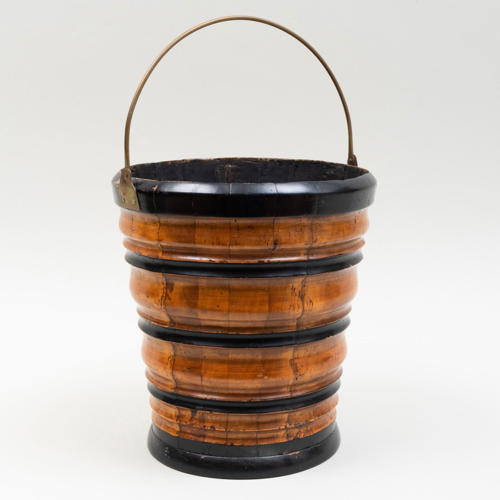 Ebonized and Fruitwood Kindling Bucket, Possibly Dutch (1 of 7)
